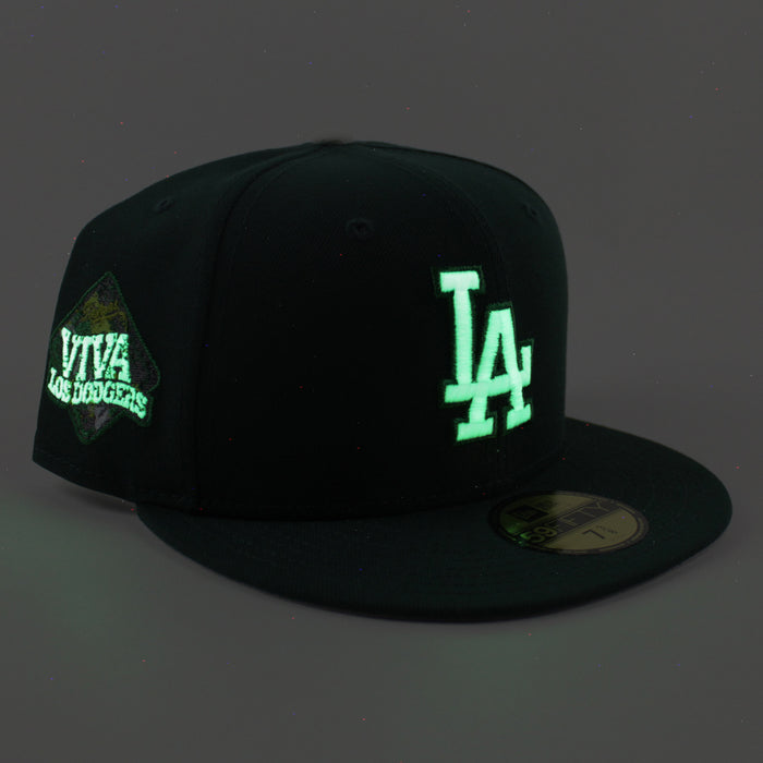 Los Angeles Dodgers VIVA La Dodgers New Era 59Fifty Fitted Hat (Dark Green Gray Under Brim)
