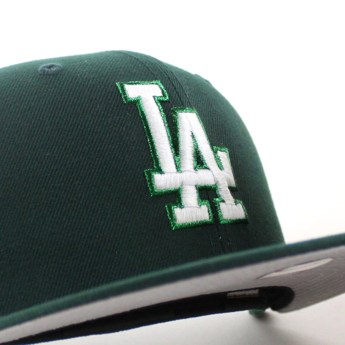 Los Angeles Dodgers VIVA La Dodgers New Era 59Fifty Fitted Hat (Dark Green Gray Under Brim)