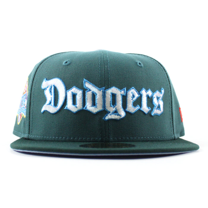 Los Angeles Dodgers VIVA La Dodgers New Era 59Fifty Fitted Hat (Pine Green Dark Green Gray Under Brim)