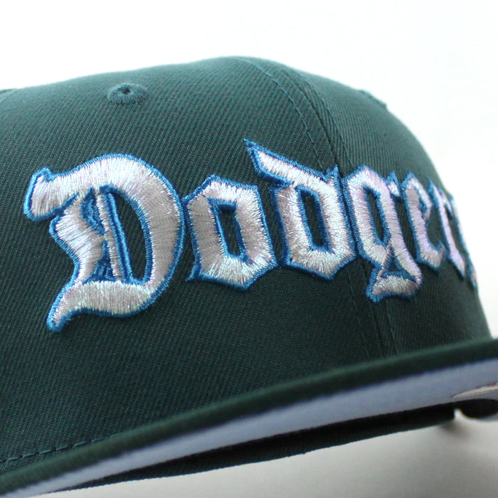 Los Angeles Dodgers VIVA La Dodgers New Era 59Fifty Fitted Hat (Pine Green Dark Green Gray Under Brim)