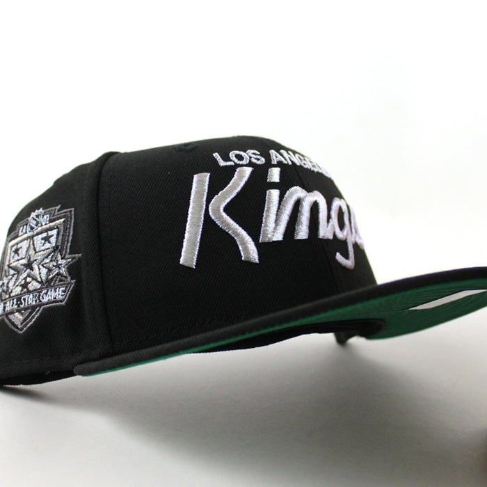 Los Angeles Kings 2002 All Star Game New Era 59Fifty Fitted Hat (Black Green Under brim)