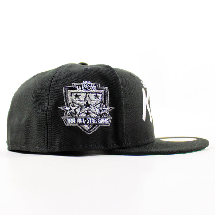 Los Angeles Kings 2002 All Star Game New Era 59Fifty Fitted Hat (Black Green Under brim)