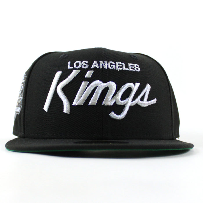 Los Angeles Kings 2002 All Star Game New Era 59Fifty Fitted Hat (Black Green Under brim)
