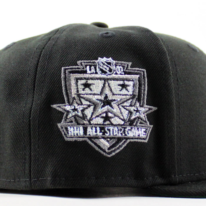 Los Angeles Kings 2002 All Star Game New Era 59Fifty Fitted Hat (Black Green Under brim)