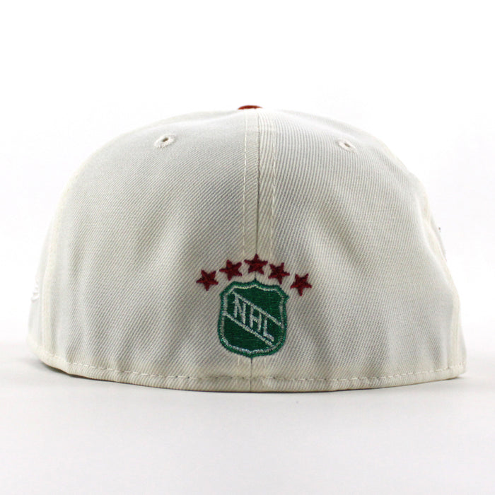 Los Angeles Kings 40th Anniversary New Era 59Fifty Fitted Hat (Chrome White Green Gray Under brim)