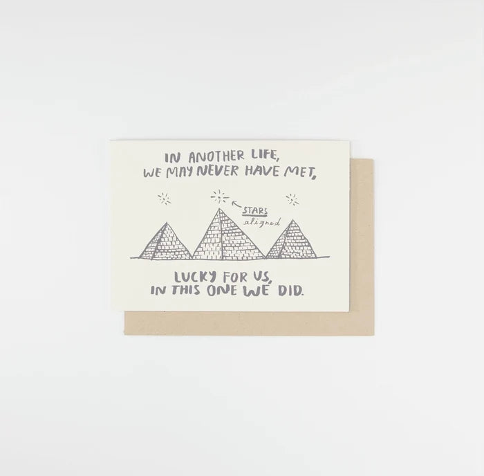 Lucky For Us Greeting Card