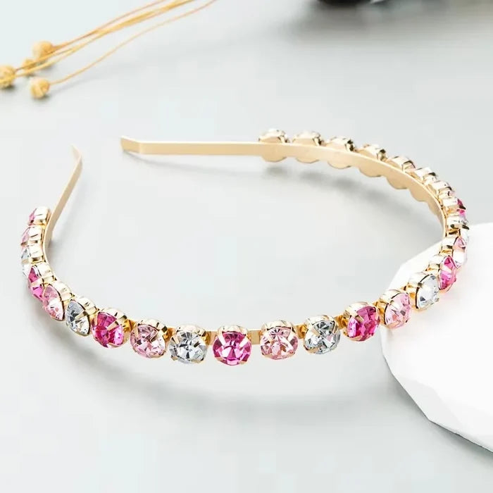 Wedding Hair Accessories - Colorful Crystal Bridal Headband