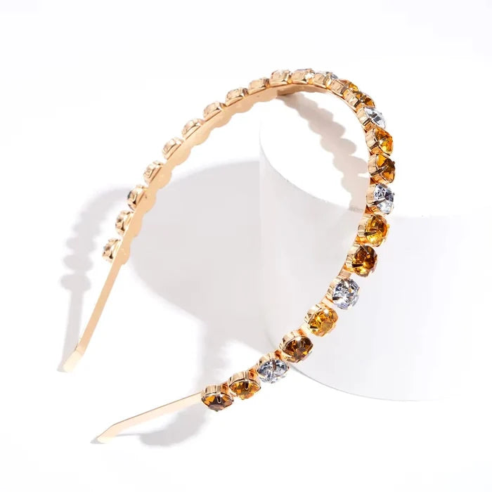 Wedding Hair Accessories - Colorful Crystal Bridal Headband