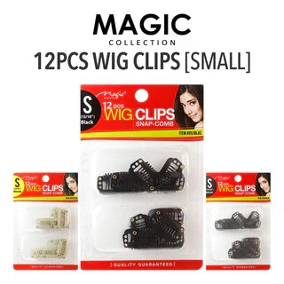 MAGIC COLLECTION 12pcs Wig Clips [Small]