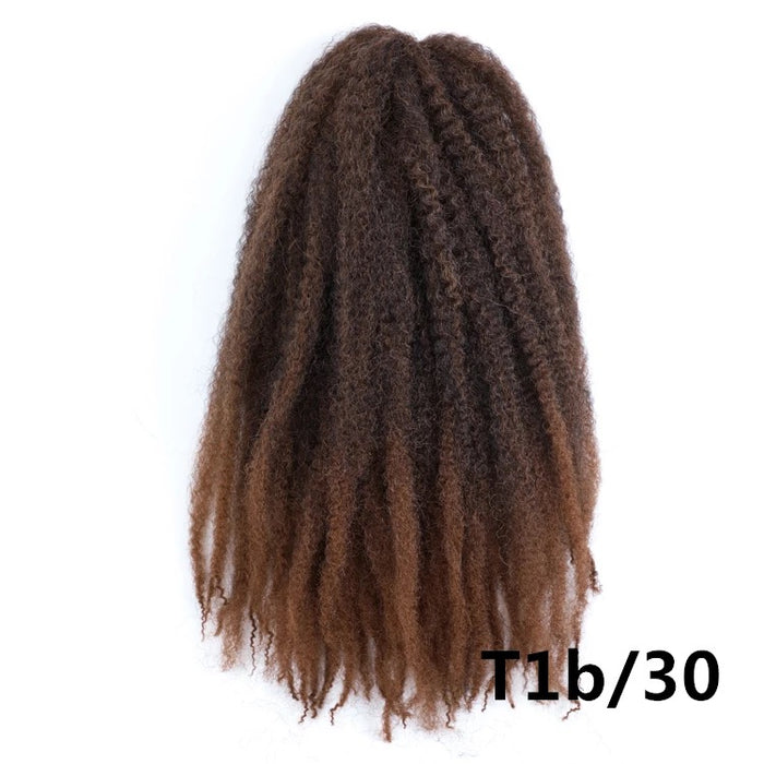 Marley Braid Afro Kinky Twist Hair braid hair extensions 18"
