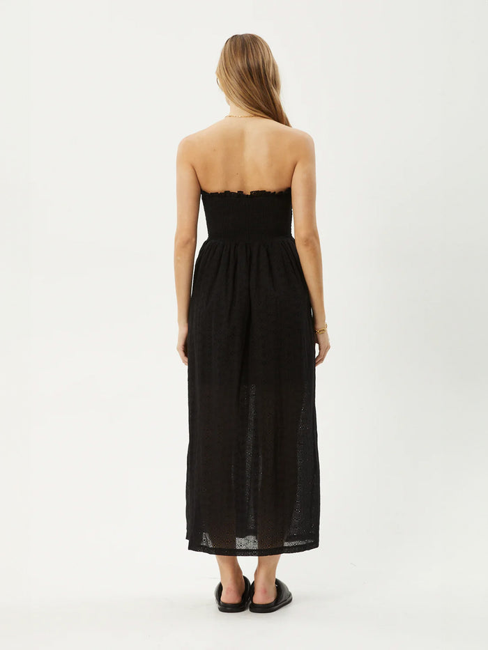Marlow - Recycled Strapless Maxi Dress | Black-Image 3