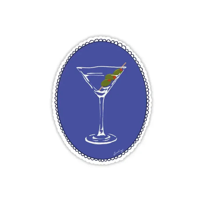 Martini Die-Cut Sticker