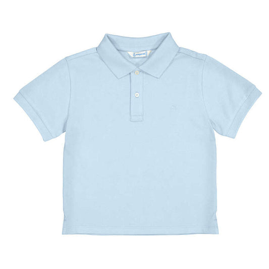 Mayoral Basic S/S Polo-Sky Blue