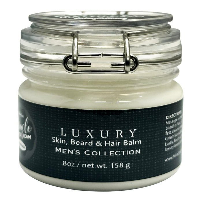 Men's Beard, Hair, & Skin Balm -  Aqua Clean Scent