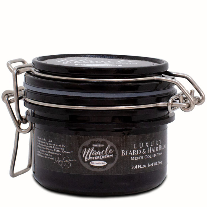 Miracle Butter Cream Men's Beard, Hair, & Skin Balm 4oz, miraclebuttercream.com