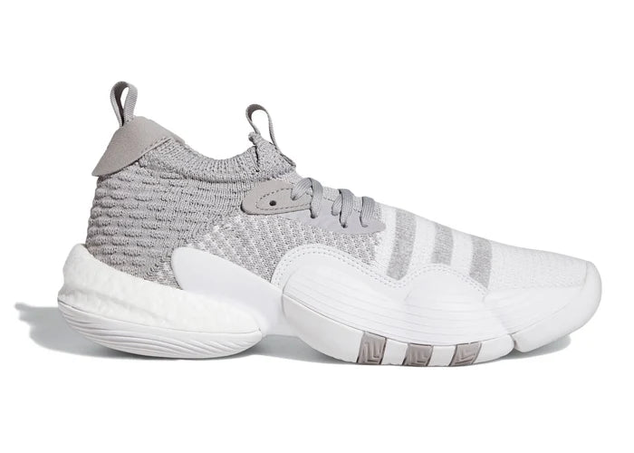 adidas Men's Trae Young 2 Footwear Adidas Cloud White / Team Mid Grey / Cloud White-HO3842 6