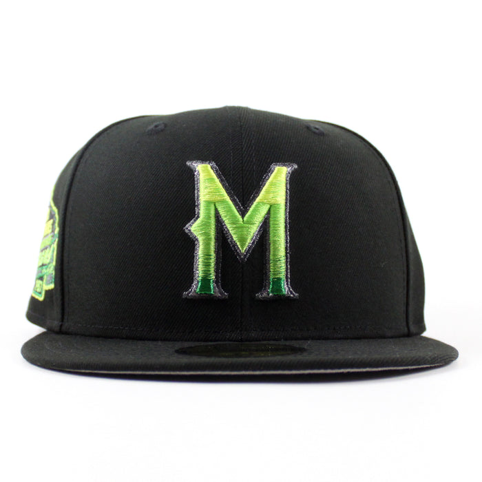 Milwaukee Brewers 1957 World Series New Era 59Fifty Fitted Hat (Black Gray Under Brim)