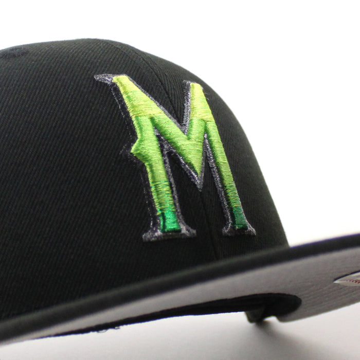 Milwaukee Brewers 1957 World Series New Era 59Fifty Fitted Hat (Black Gray Under Brim)