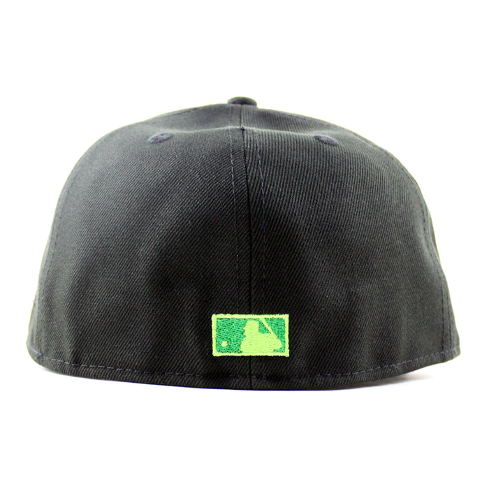 Milwaukee Brewers 1957 World Series New Era 59Fifty Fitted Hat (Black Gray Under Brim)