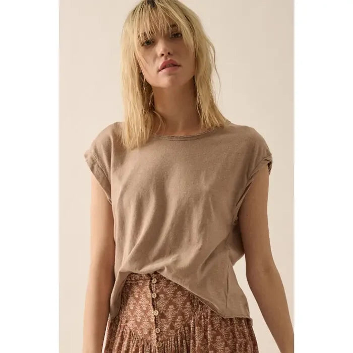 Mineral Wash Knit Tee