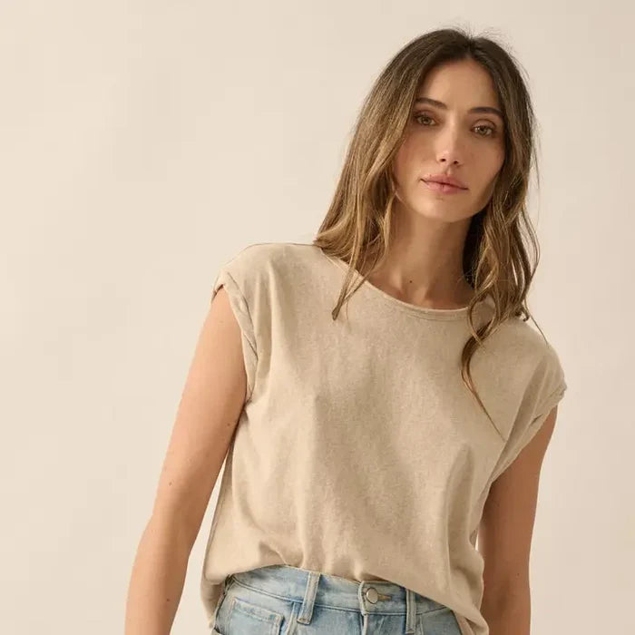Mineral Wash Knit Tee