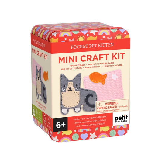 Petit Collage - Mini Craft Kit - Pocket Pet Kitten