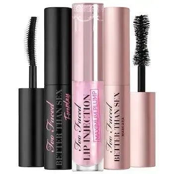 Mini Lashes & Lips On The Fly: Primer, Mascara + Lip Plumper Set