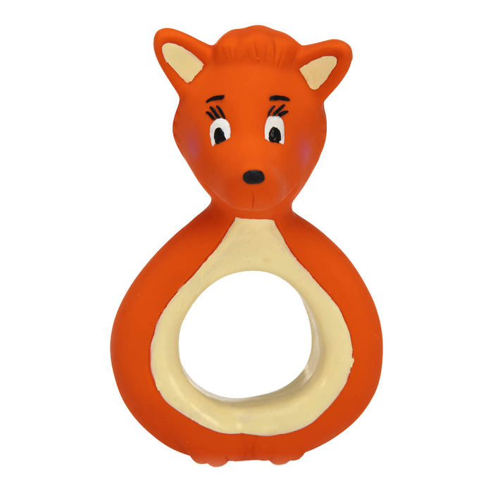Mizzie The Kangaroo Mini Mizzie Baby Teether, a teether made from 100% natural rubber, designed to soothe sore gums naturally.