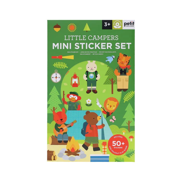 Petit Collage - Mini Sticker Set - Little Campers