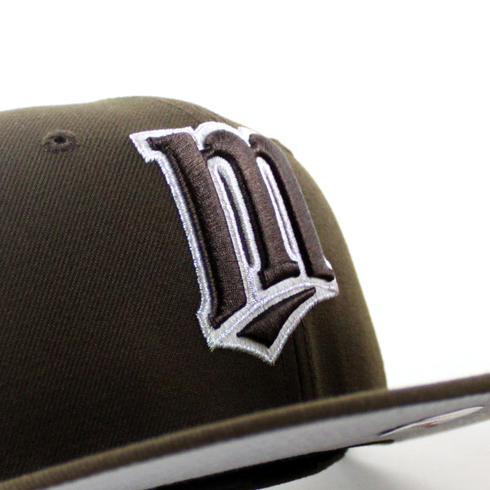 Minnesota Twins Bomba Squad New Era 59Fifty Fitted Hat (Walnut Gray Under Brim)