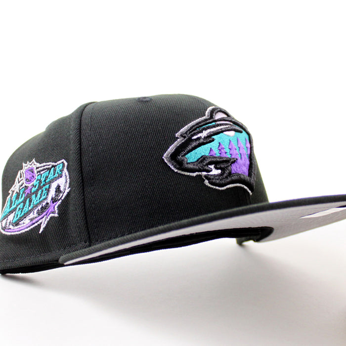Minnesota Wild All Star Game New Era 59Fifty Fitted Hat (Black Gray Under brim)