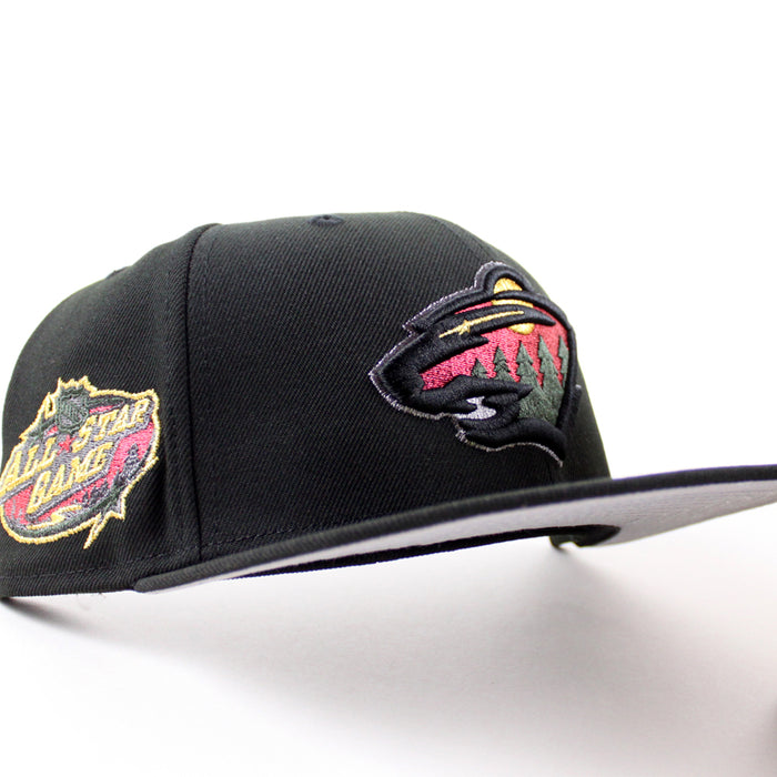 Minnesota Wild All Star Game New Era 59Fifty Fitted Hat (Black Gray Under brim)