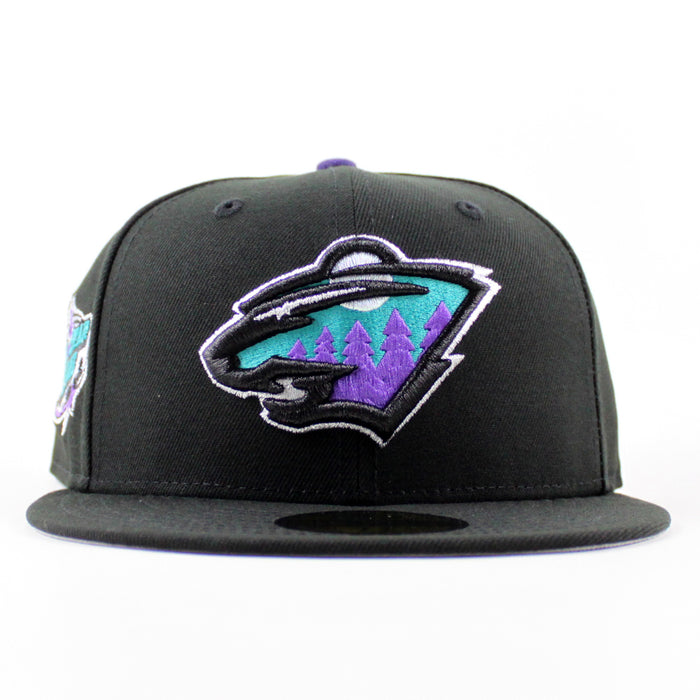 Minnesota Wild All Star Game New Era 59Fifty Fitted Hat (Black Gray Under brim)