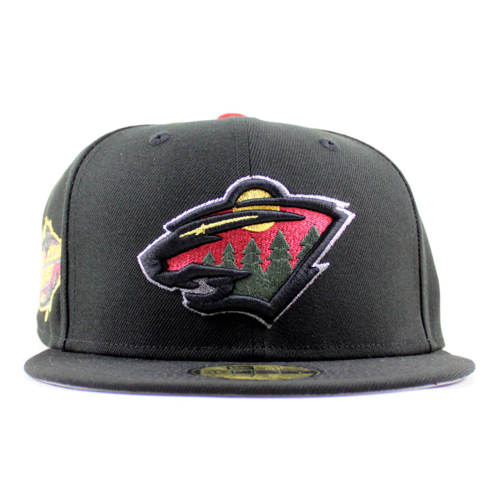 Minnesota Wild All Star Game New Era 59Fifty Fitted Hat (Black Gray Under brim)