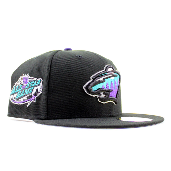 Minnesota Wild All Star Game New Era 59Fifty Fitted Hat (Black Gray Under brim)