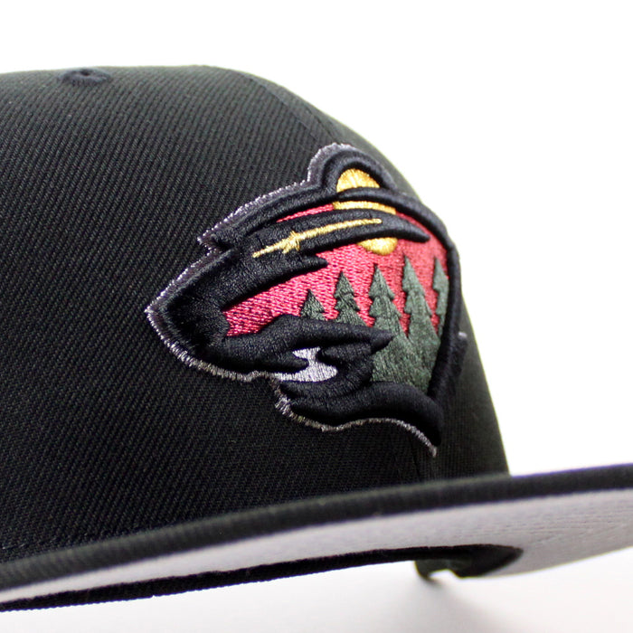 Minnesota Wild All Star Game New Era 59Fifty Fitted Hat (Black Gray Under brim)