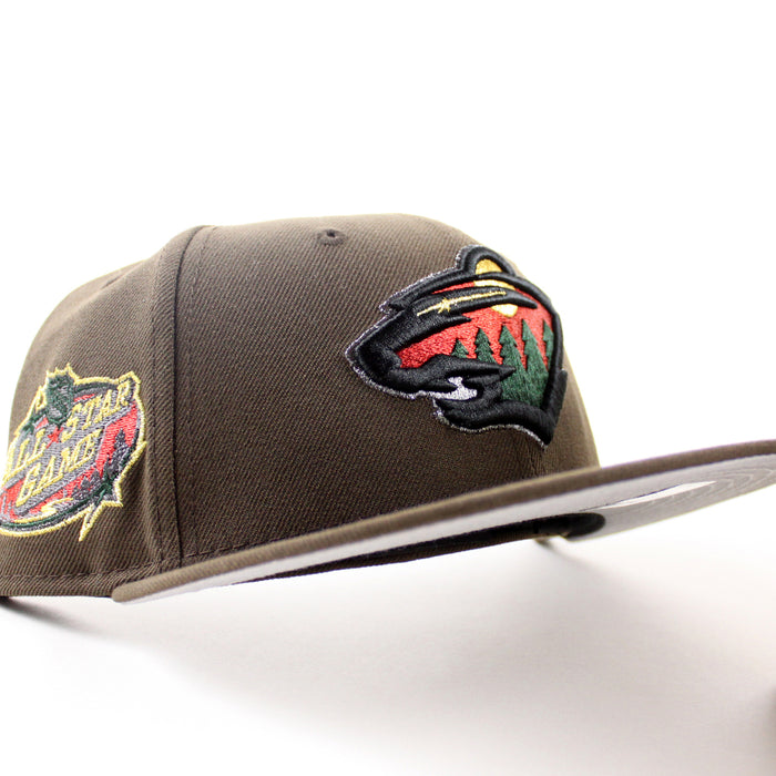 Minnesota Wild All Star Game New Era 59Fifty Fitted Hat (Walnut Gray Under brim)