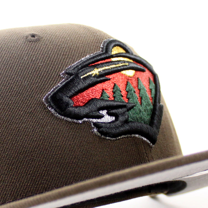 Minnesota Wild All Star Game New Era 59Fifty Fitted Hat (Walnut Gray Under brim)