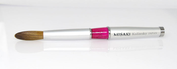 MISAKI - Kolinsky Acrylic Nail Brush For Manicure Powder (CRIMPED) - Choose size