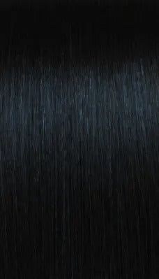 ROYAL IMEX Zury drawstring ponytail braid in sleek black hair texture