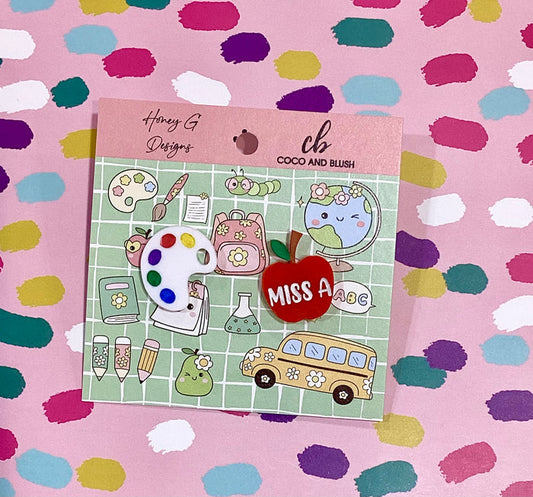 Miss Palette Teacher Earrings