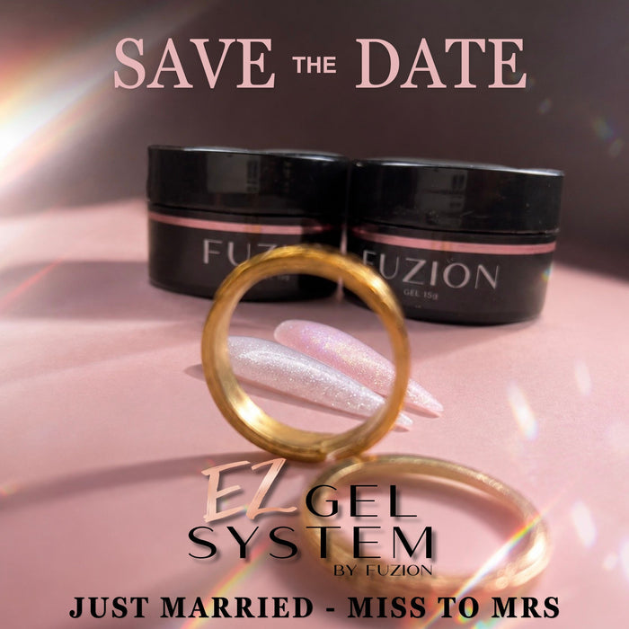 Miss to Mrs / Just Married - 2pc Collection Limited Edition Sparklez 15g | EZ Gel by Fuzion
