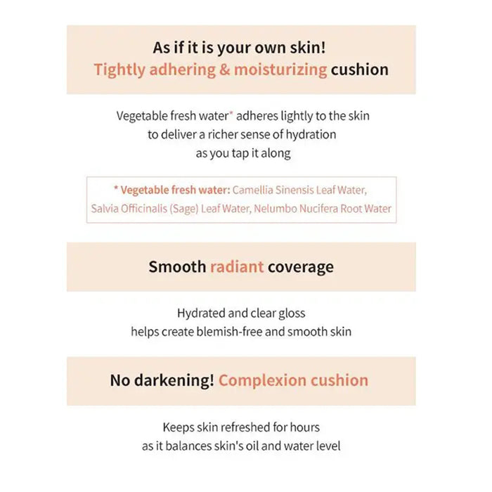 MISSHA Magic Cushion Moist Up Foundation SPF 50 PA+++ No 21 Light Beige 15g