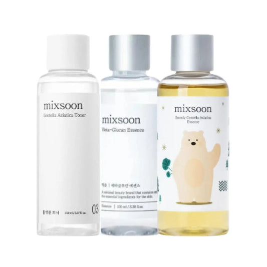 MIXSOON Toner, Glucan Essence & Centella Essence Set - DOKAN