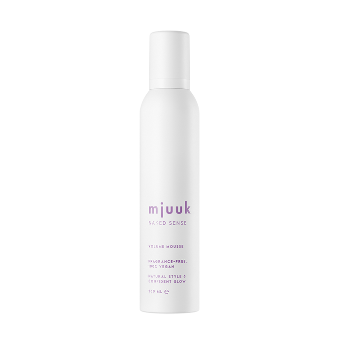 Mjuuk Naked Sense Fragrance Free Volume Mousse 250ml - Beauty Tribe
