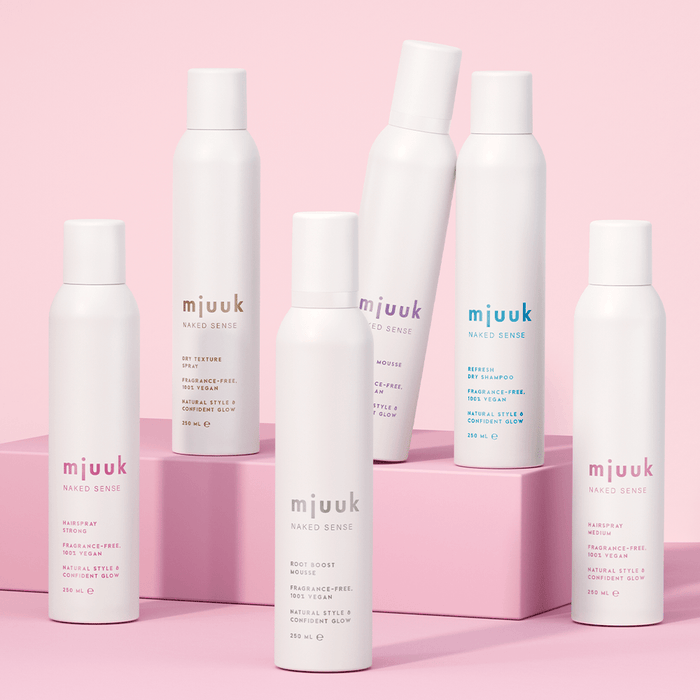 Mjuuk Naked Sense Fragrance Free Volume Mousse 250ml - Beauty Tribe