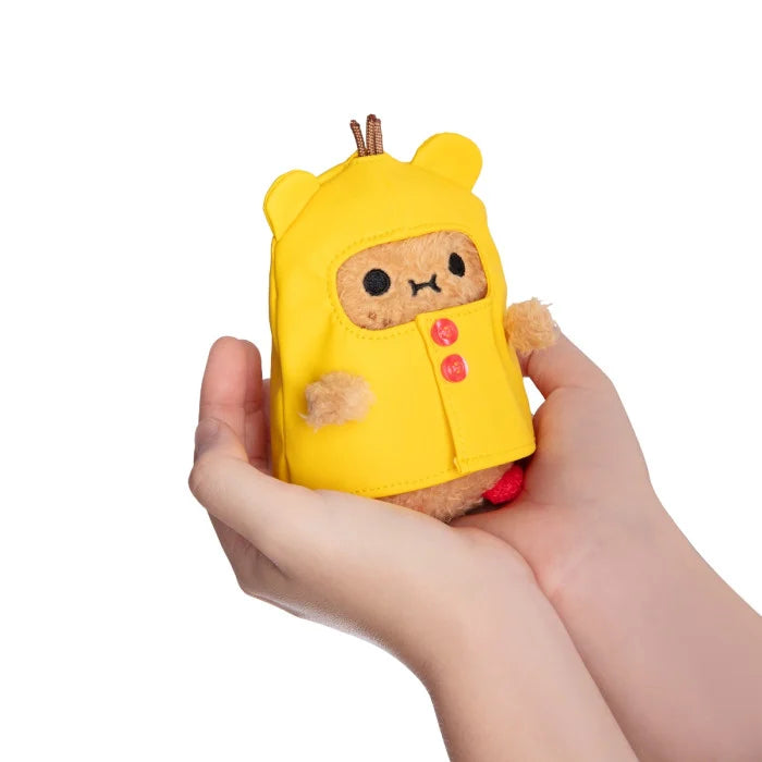 Mouse Boots - Yellow Raincoat Ricespud Mini Sitting Plush Toy - Lifestyle Cut