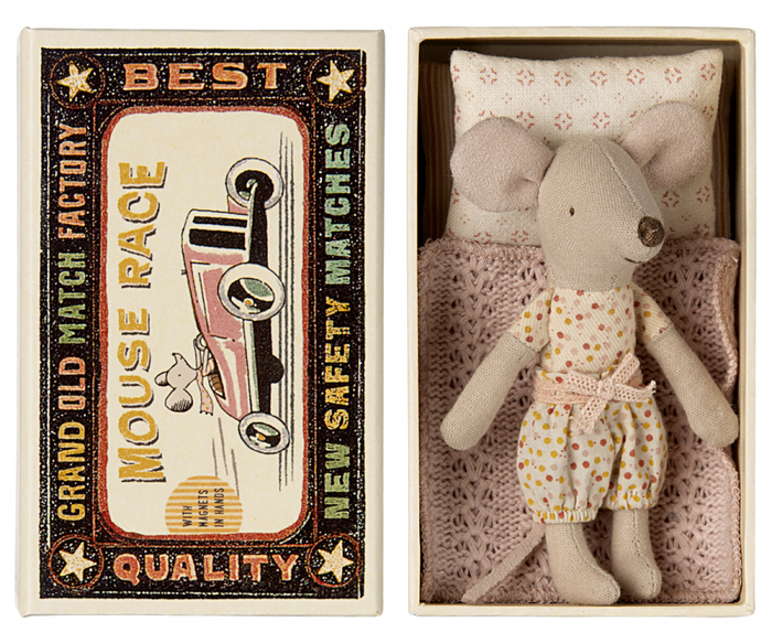 Maileg - Mouse In A Box - Little Sister