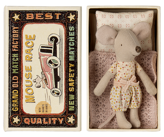 Maileg - Mouse In A Box - Little Sister