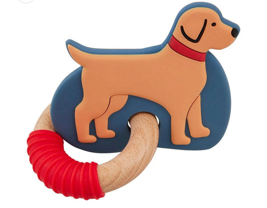 Mud Pie Dog Ring Silicone Teethers